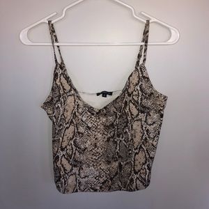Snake print Dynamite Tank Top